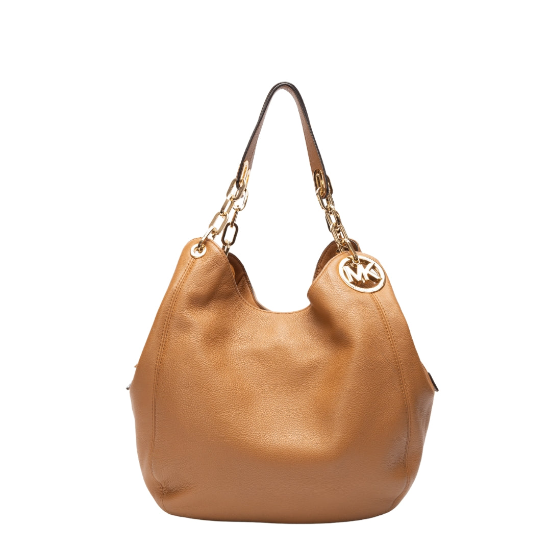 Michael Kors Brown Fulton Hobo Bag