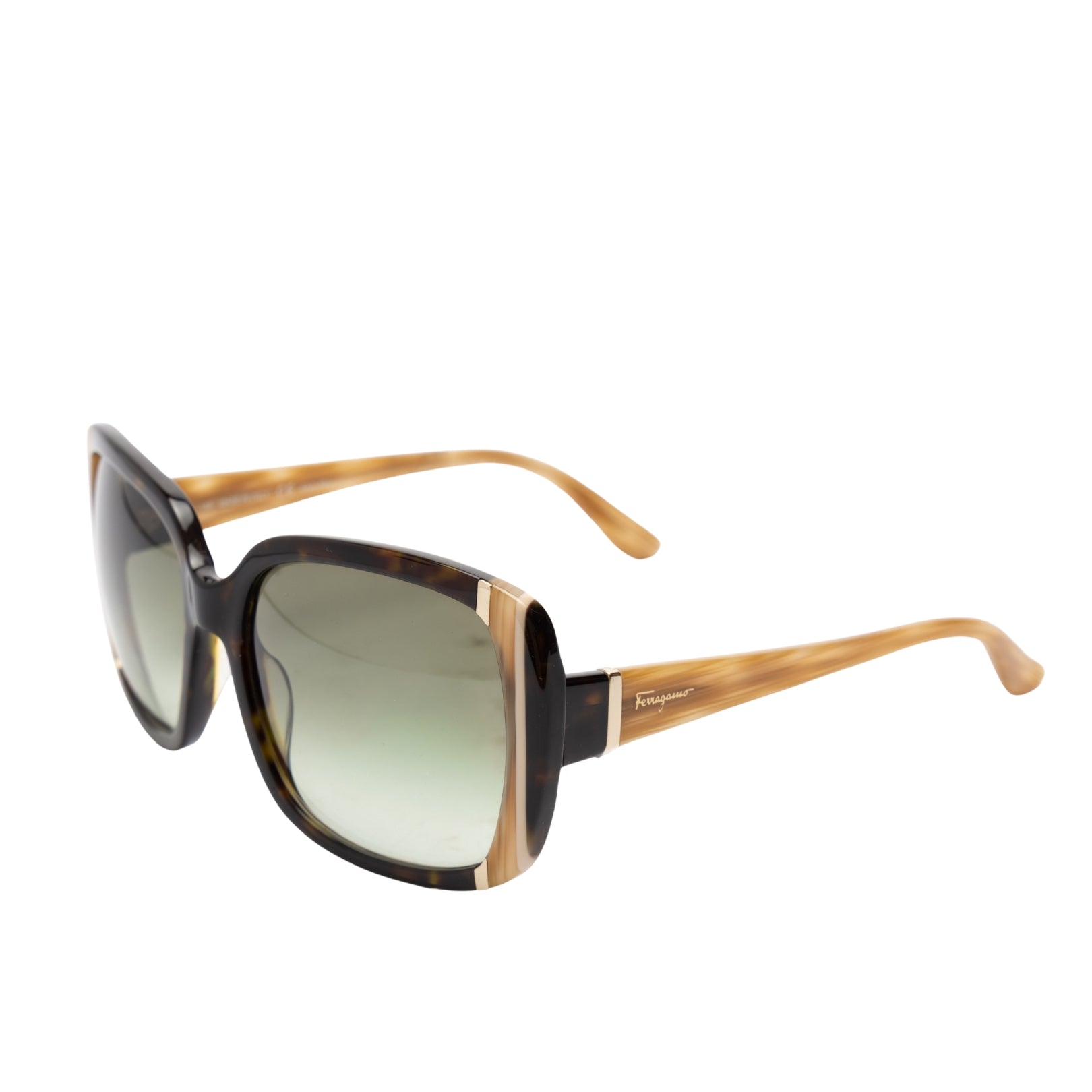 Salvatore Ferragamo Oversized Gradeint Sunglasses