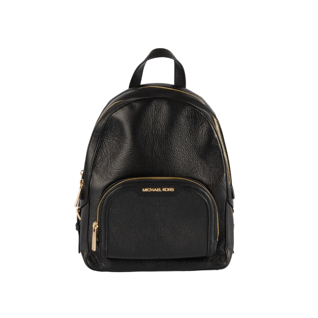 Michael Kors Black Jaycee Medium Backpack