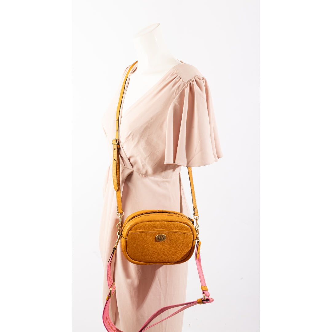 Coach Mustard Camera Bag