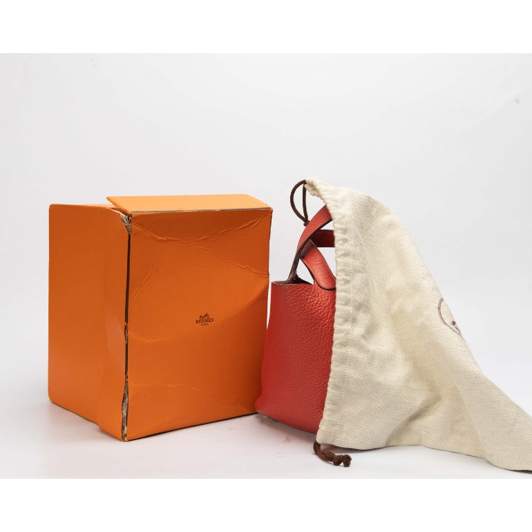 Hermes Picotin Lock 18 Handbag Red