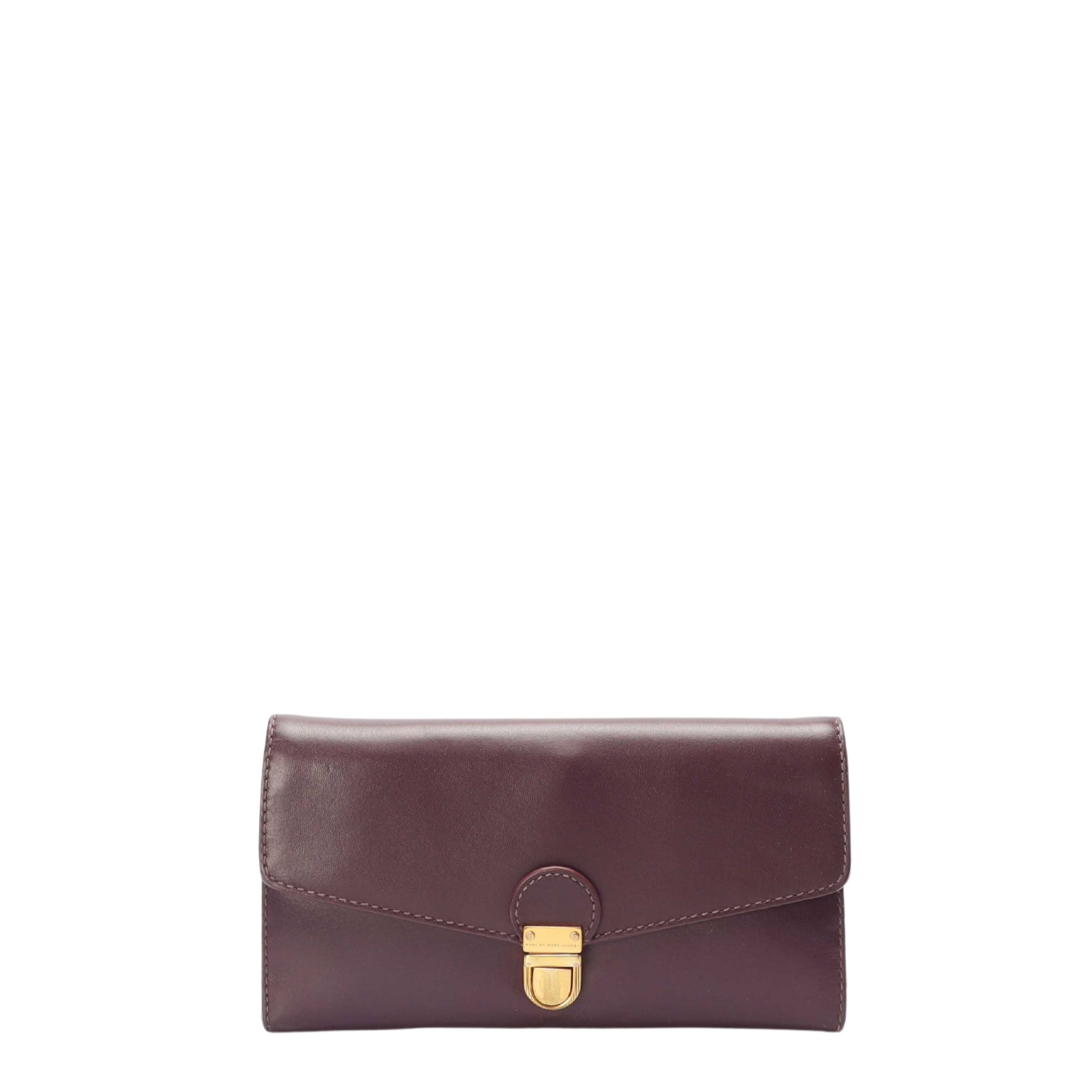 Marc By Marc Jacobs Burgundy Leather Wallet