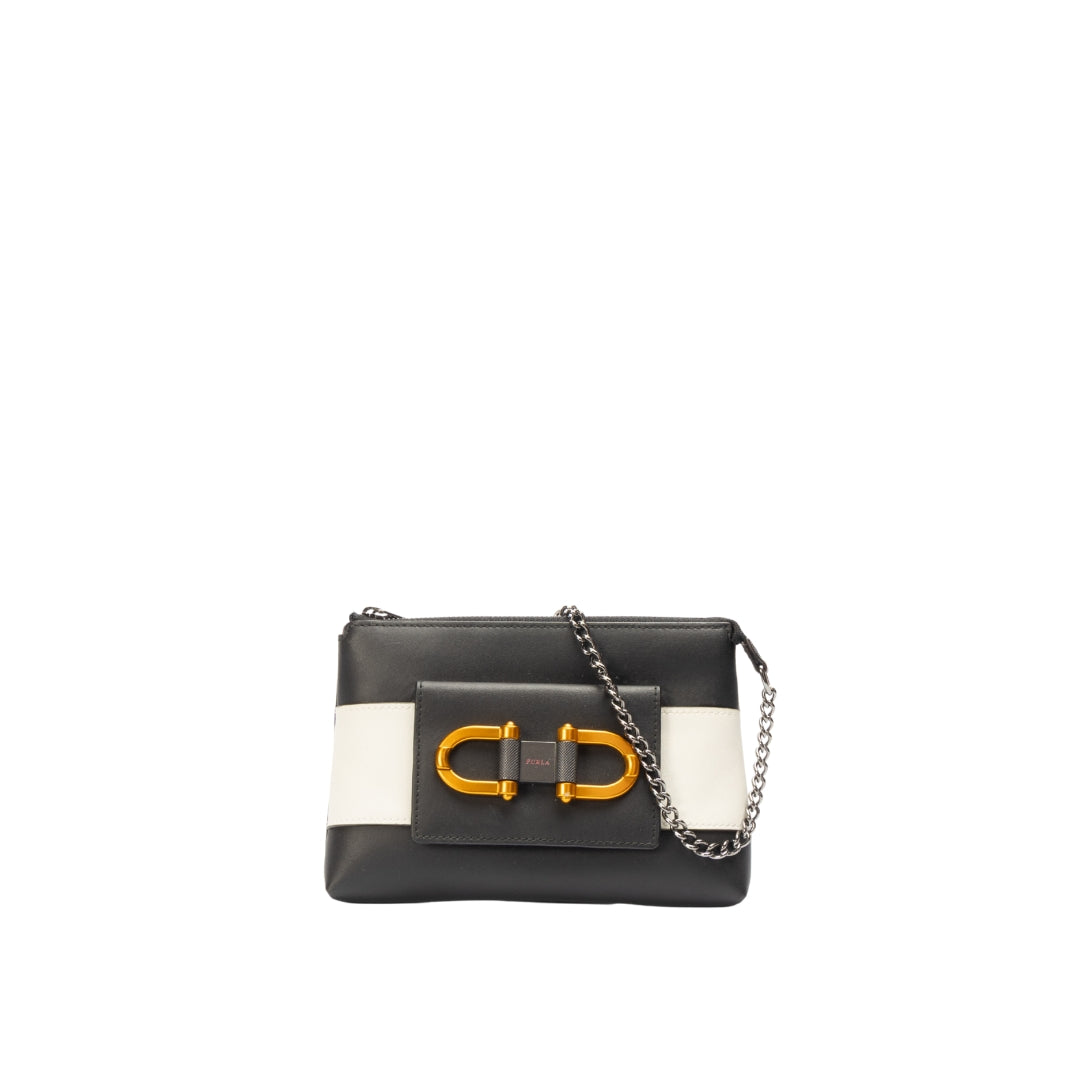 Furla Bellaria Mini Wristlet in Black