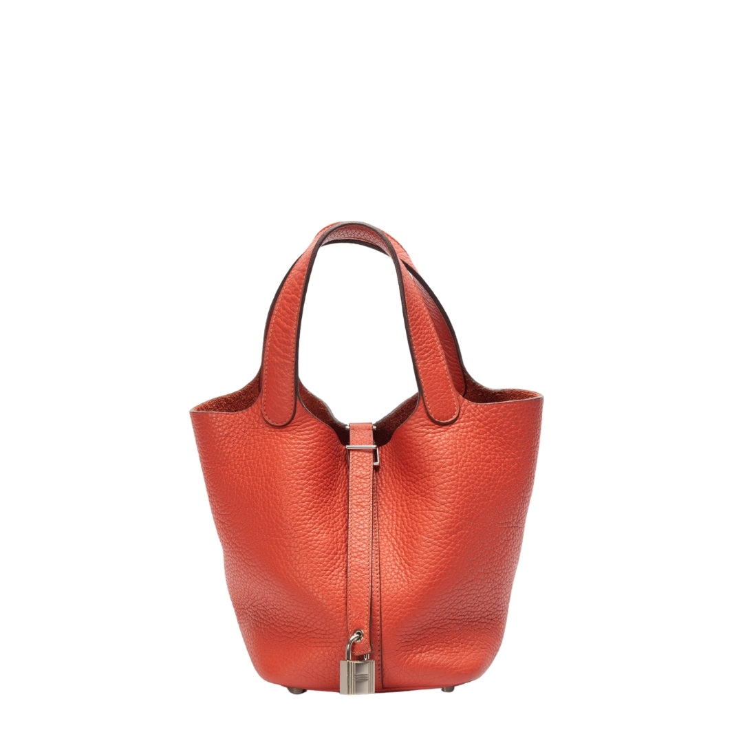 Hermes Picotin Lock 18 Handbag Red