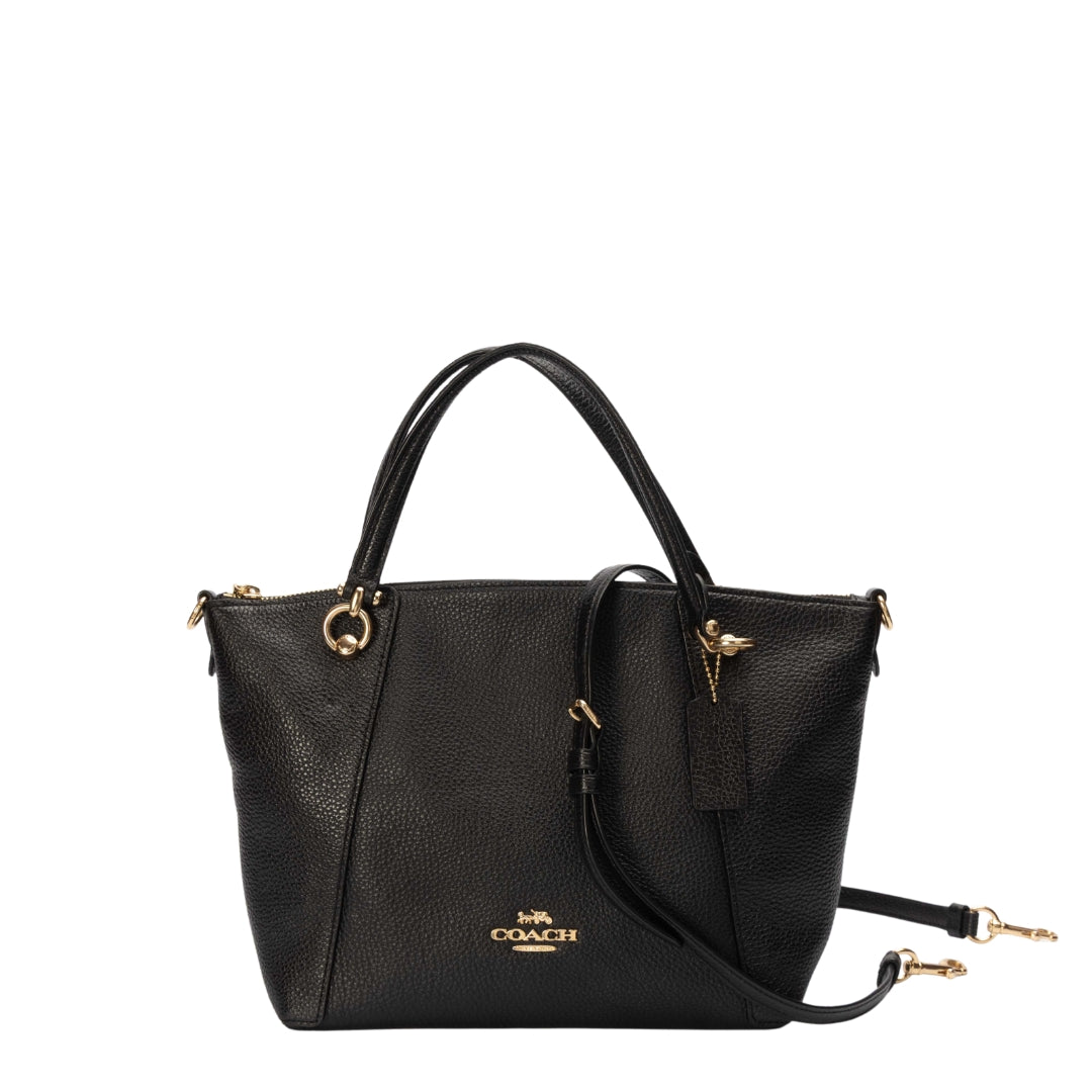 Coach Black Kacey Convertible Satchel