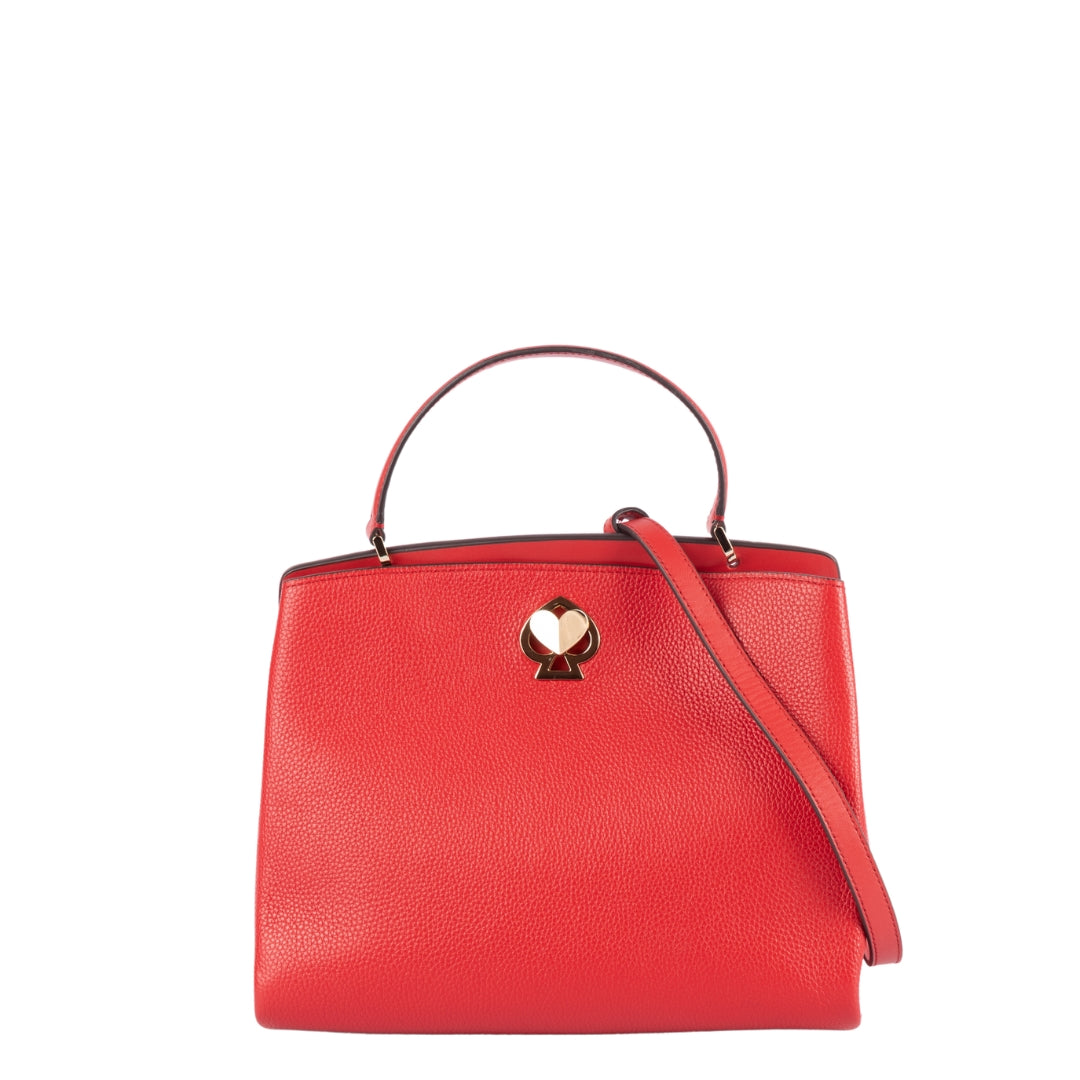 Kate Spade Romy Pebbled Leather Satchel