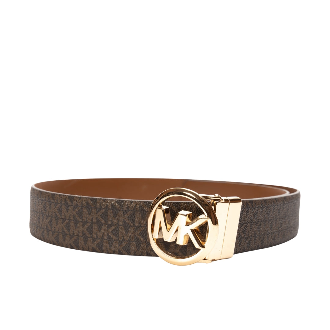 Michael Kors Reversible Logo and Leather Belt