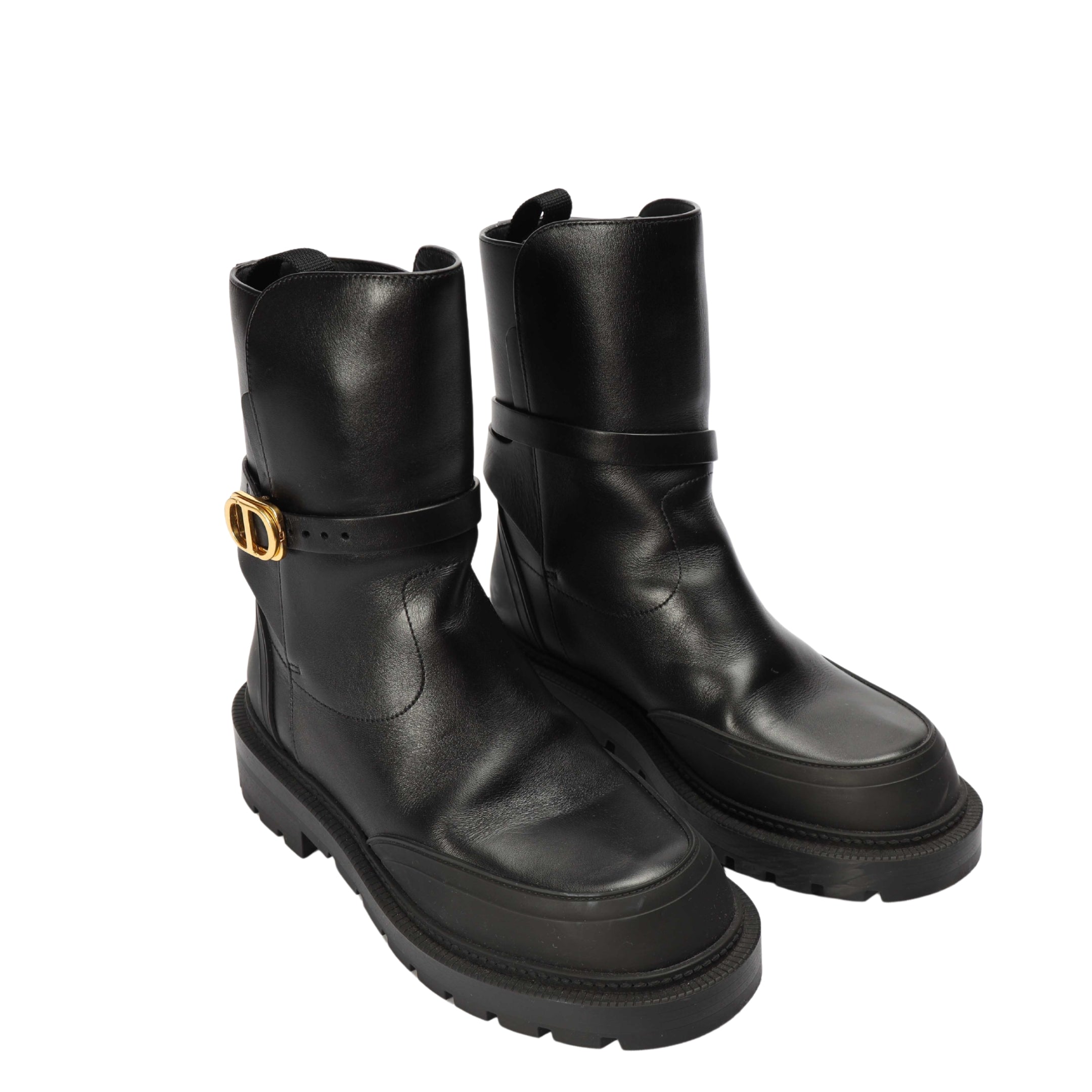 Dior Empreinte Black Ankle Boots