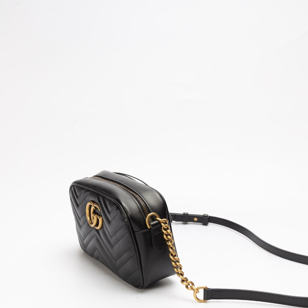 Gucci GG Marmont Black Crossbody Bag