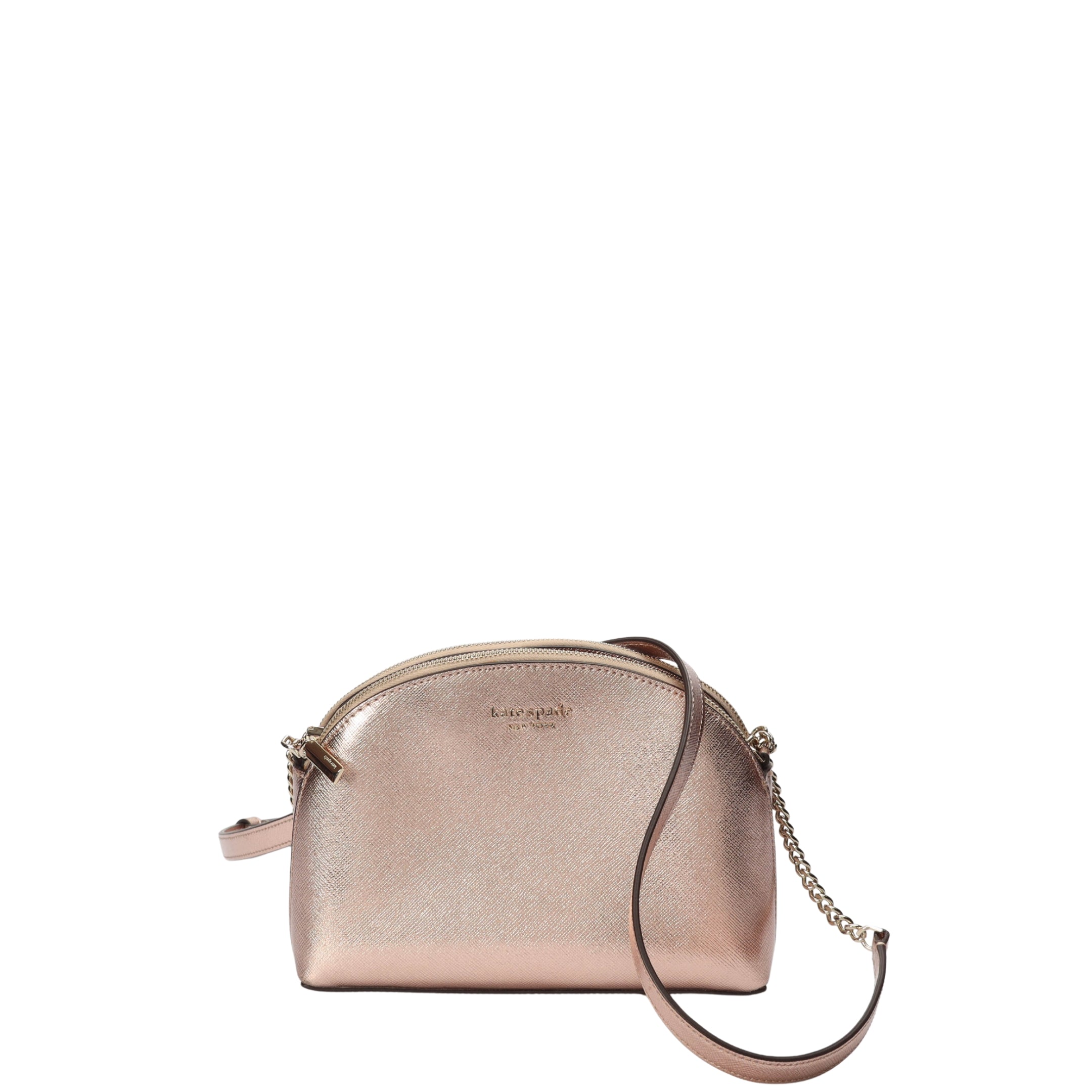 Kate Spade Spencer Metallic Double-zip Crossbody