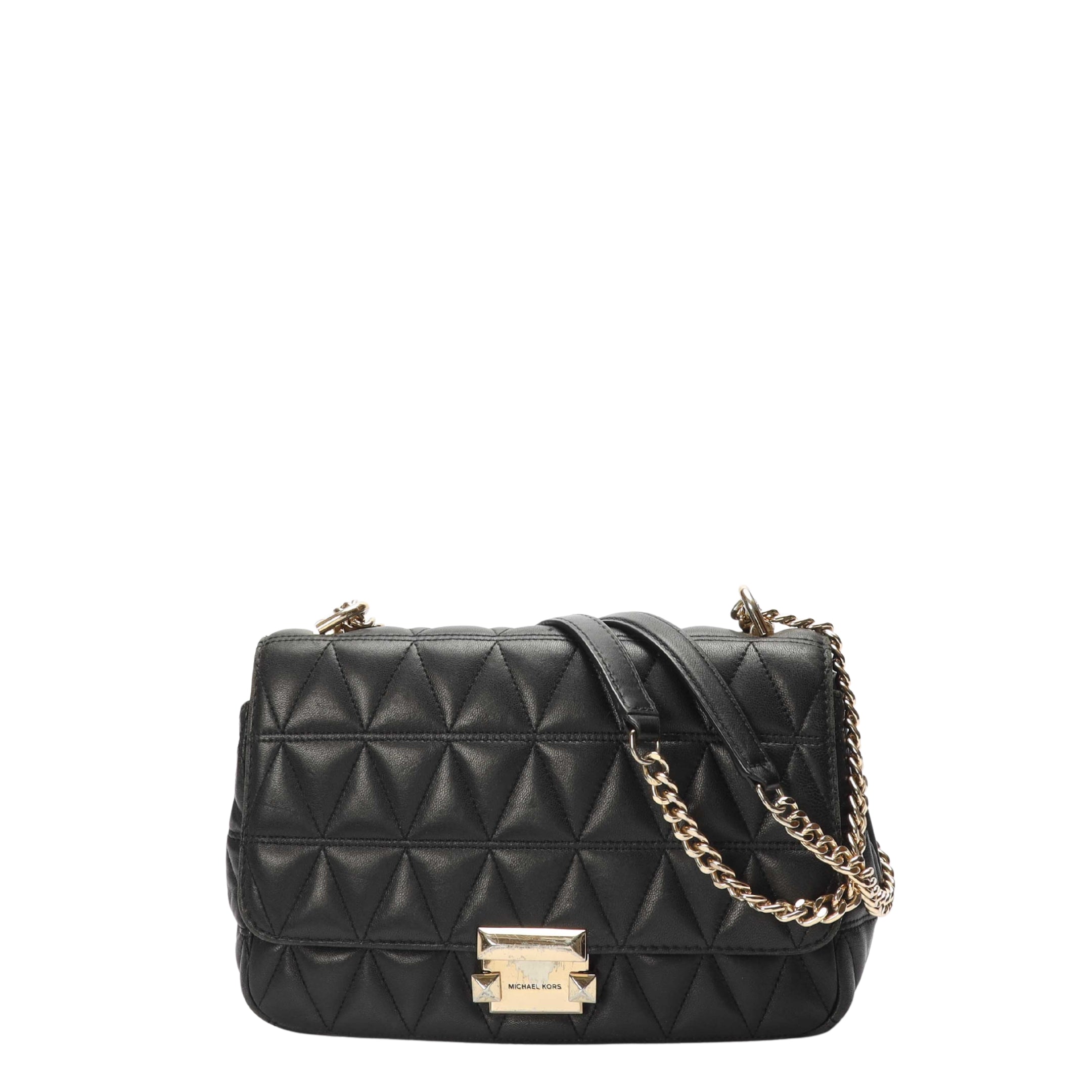 Michael Kors Black Quilted Sling
