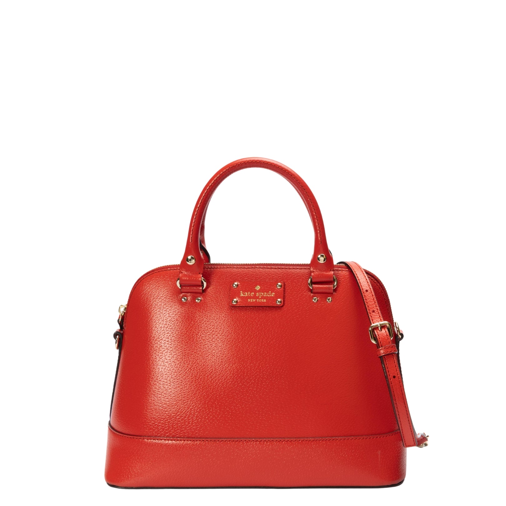 Kate Spade Red Wellesley Rachelle Dome Satchel