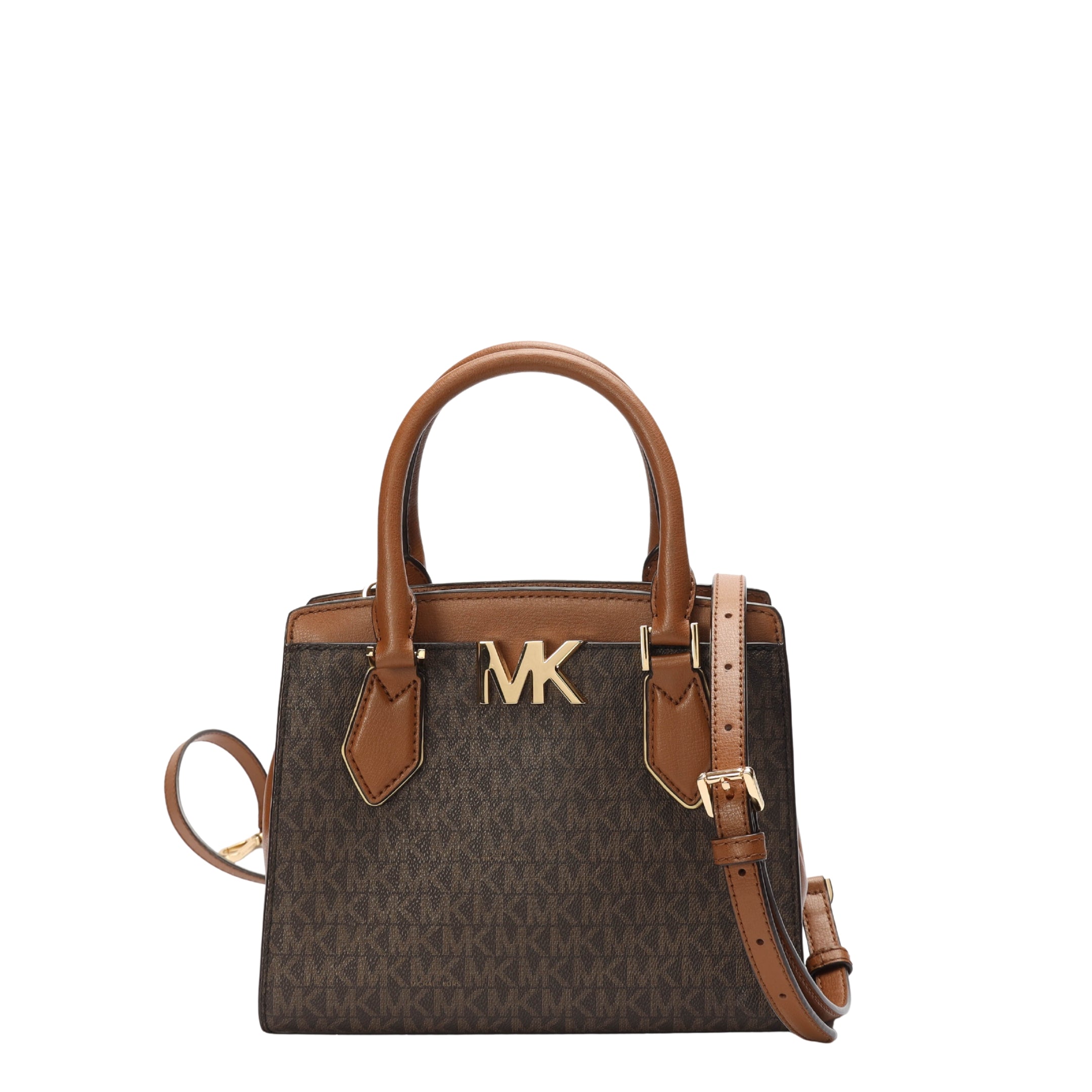 Michael Kors Mott Brown Logo Convertible Satchel