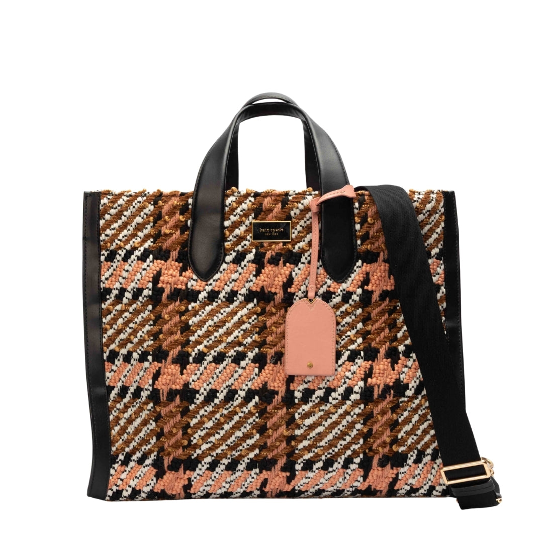 Kate Spade Manhattan Plaid Large Tote Bag