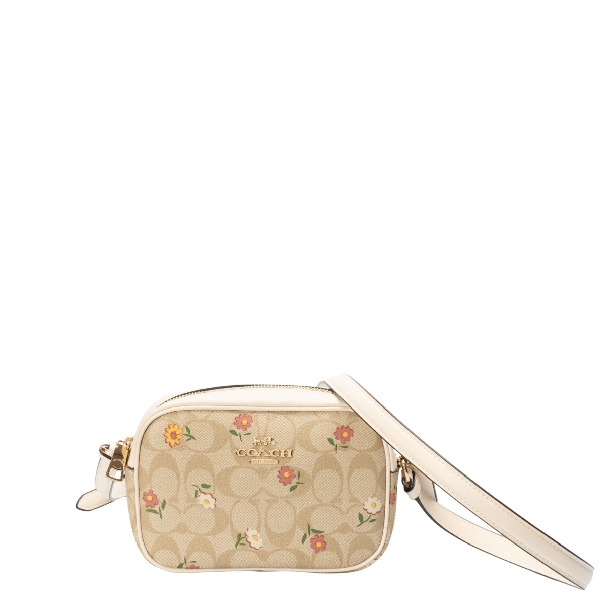 Coach Mini Jamie Floral Print Camera Bag