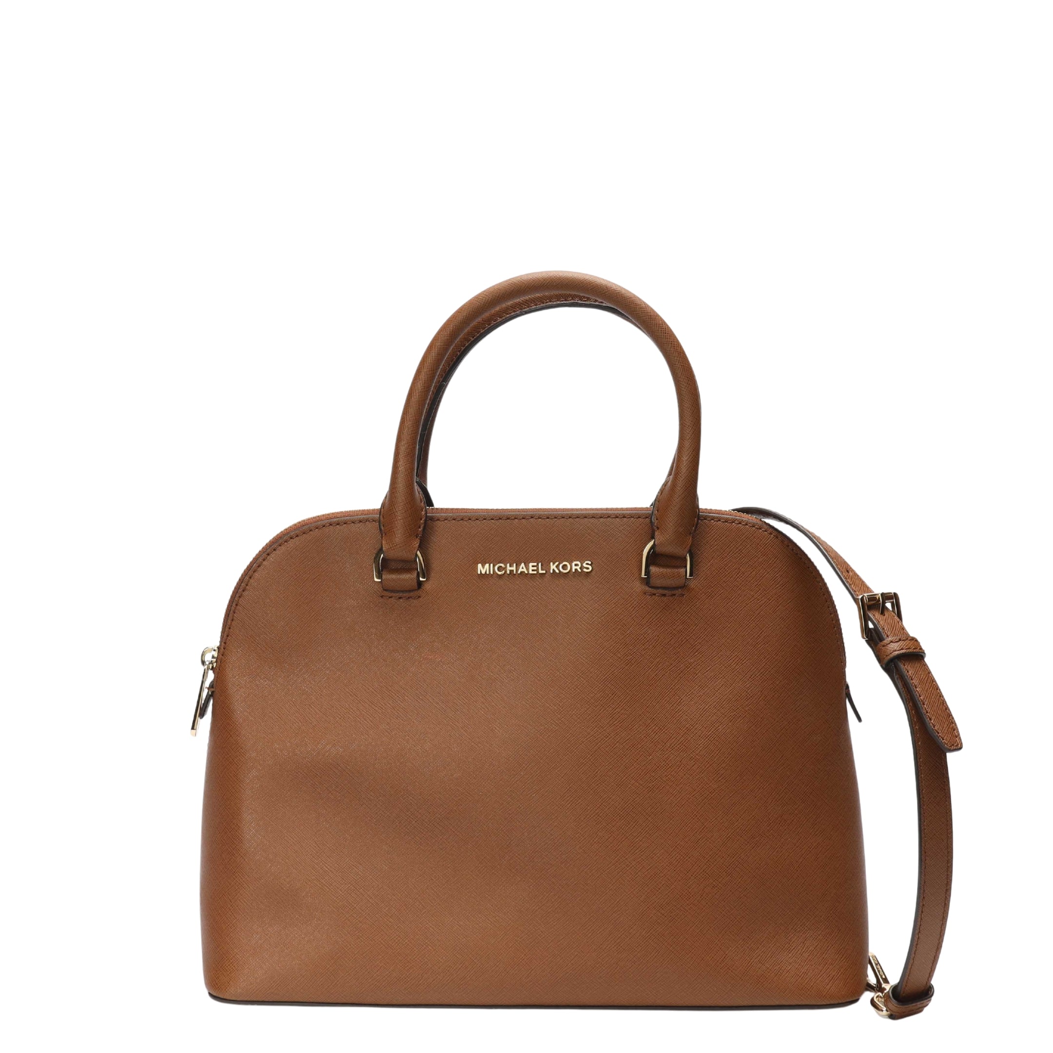 Michael Kors Brown Cindy Convertible Satchel