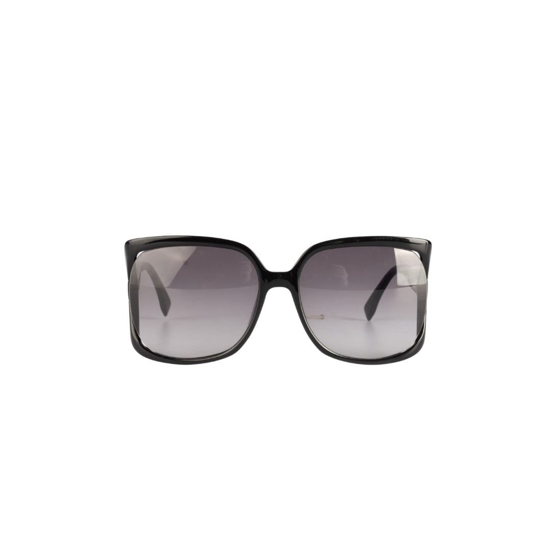 Fendi Black Fendista Square Sunglasses