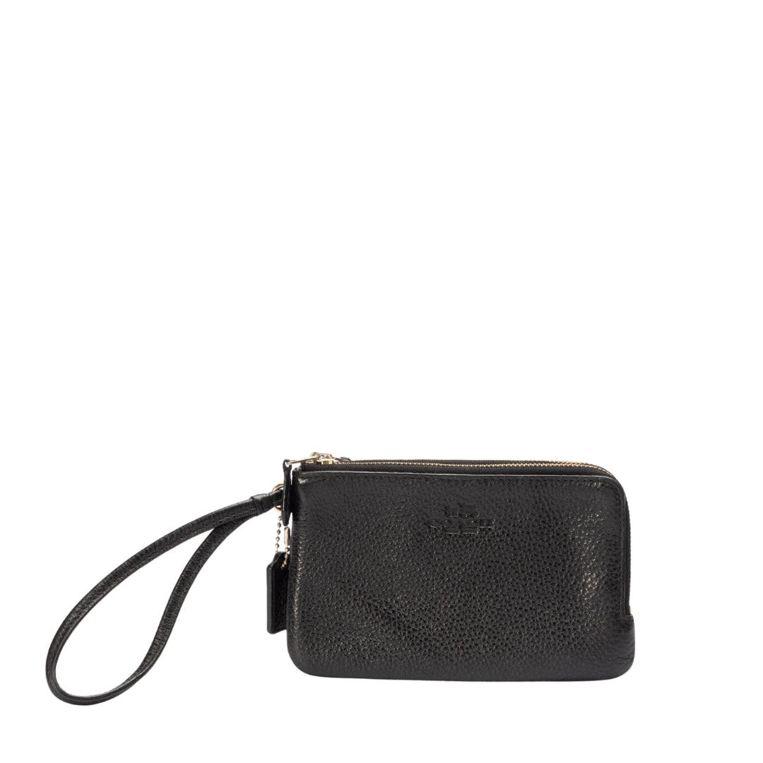 Coach Black Small Wristlet