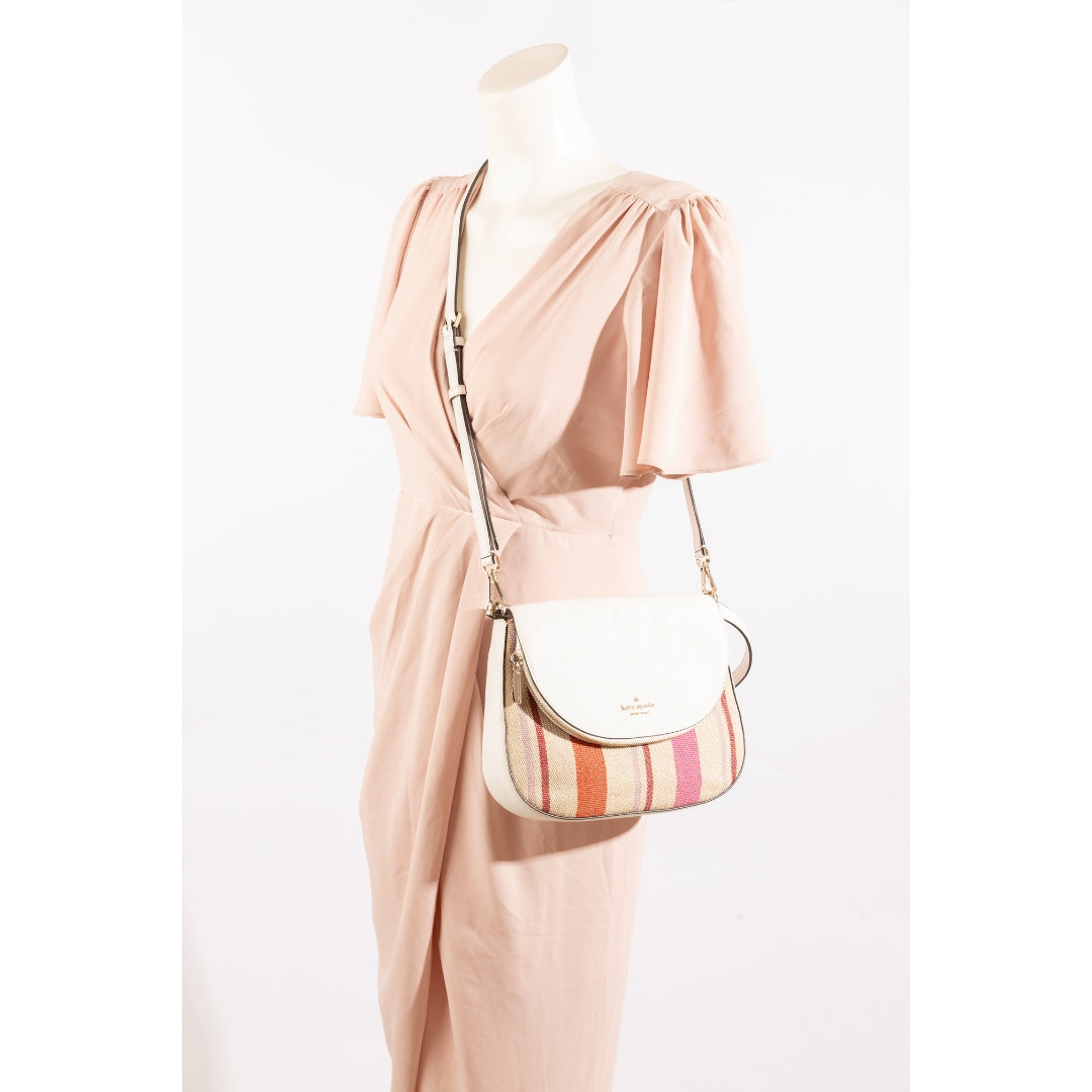 Kate Spade Multicolor Striped Leila Convertible Shoulder Bag