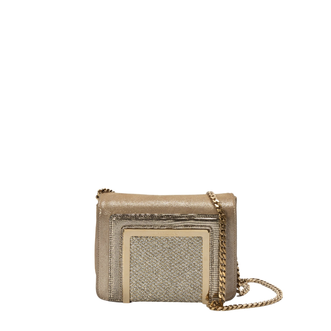 Jimmy Choo Gold Ava Crossbody Bag