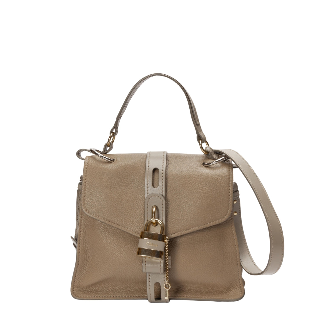 Chloe Beige Aby Day Shoulder Bag