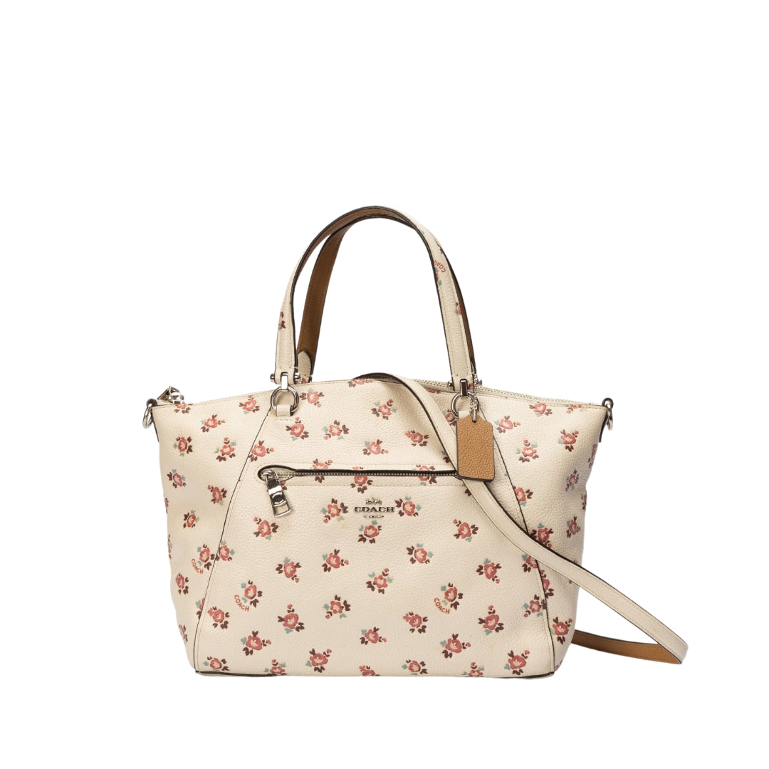 Coach Floral Print Prairie Satchel