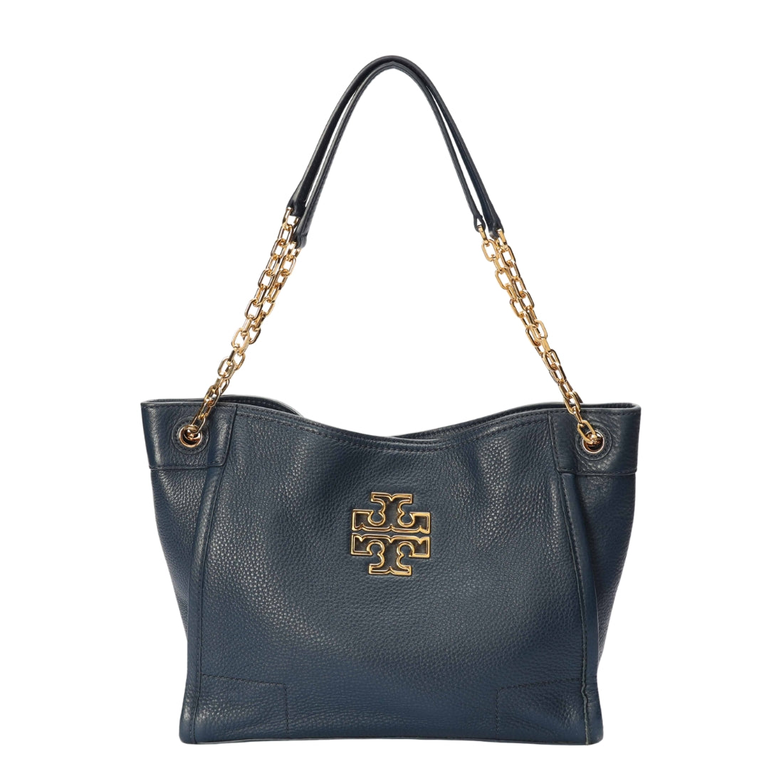 Tory Burch Blue McGraw Slouchy Tote