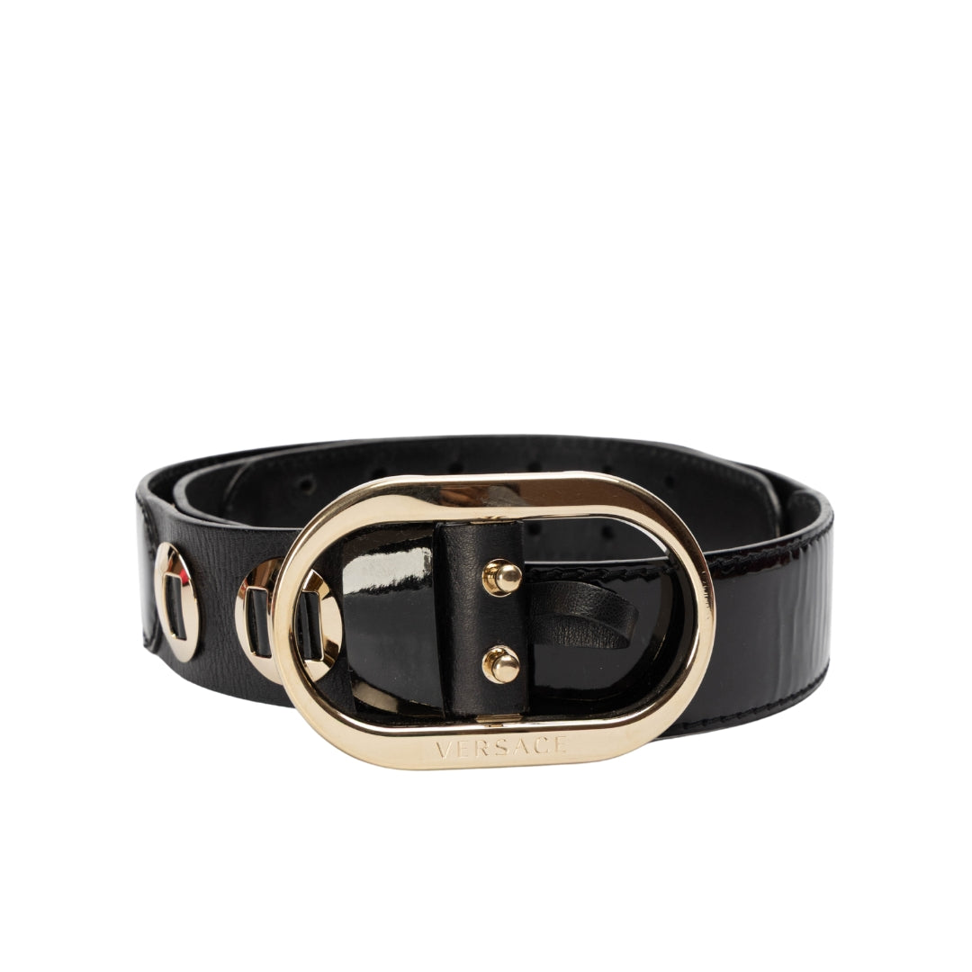 Versace Golden Buckle Belt