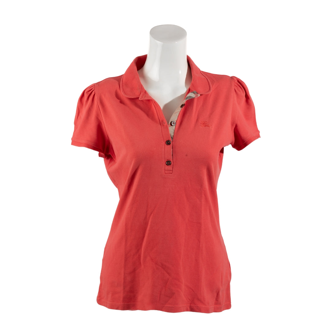 Burberry Brit Red Polo T-Shirt