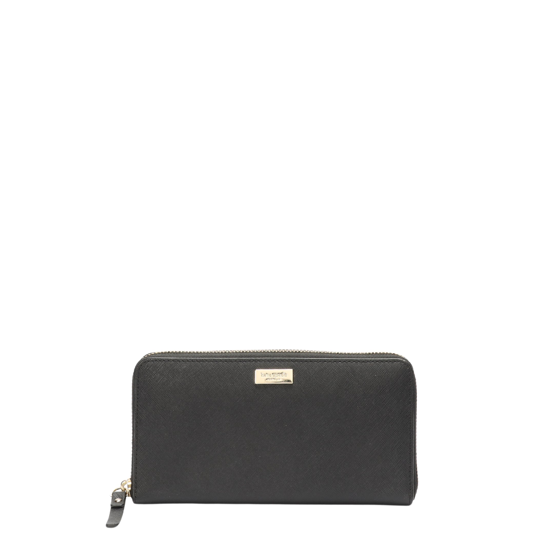 Kate Spade Black Zip Around Wallet