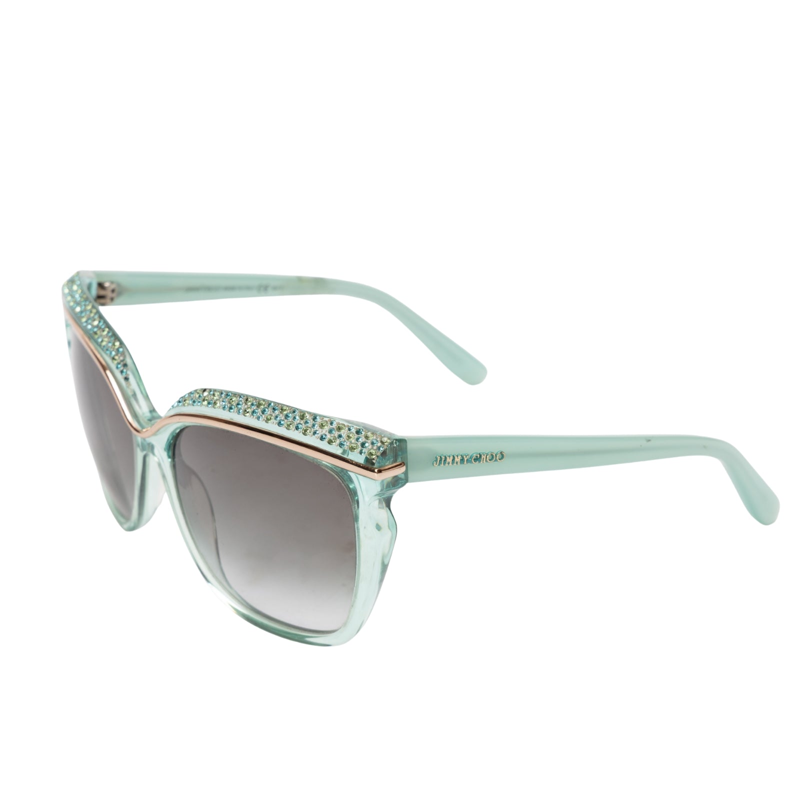 Jimmy Choo Blue Sophia Gradient Sunglasses