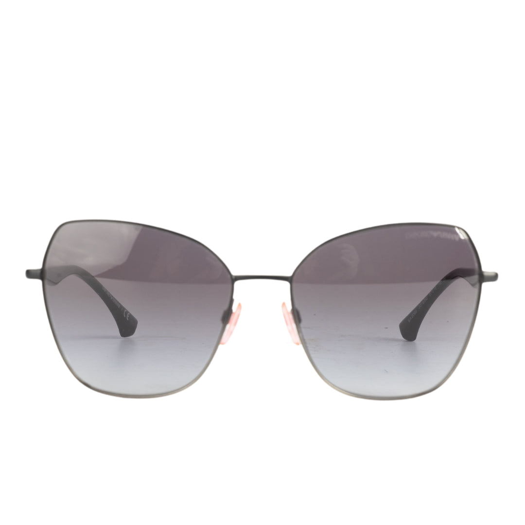 Emporio Armani Matte Gunmetal Sunglasses