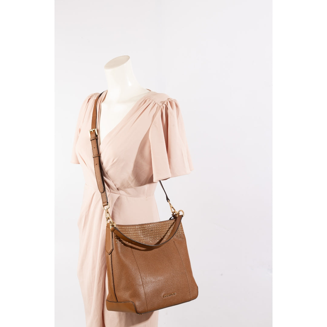 Michael Kors Hayes Studded Convertible Bucket Bag