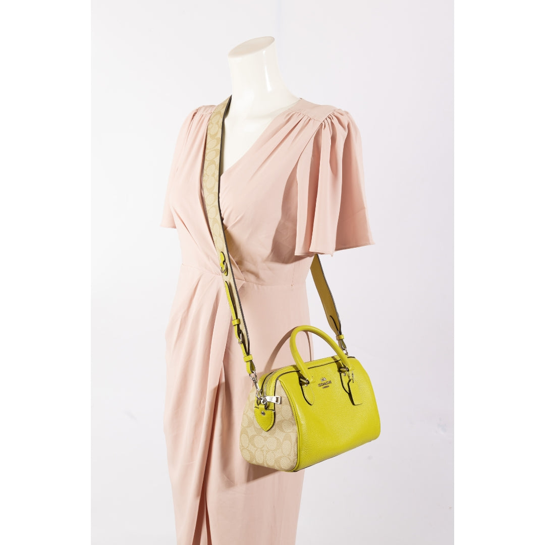 Coach Rowan Satchel Bag In Signature Canvas