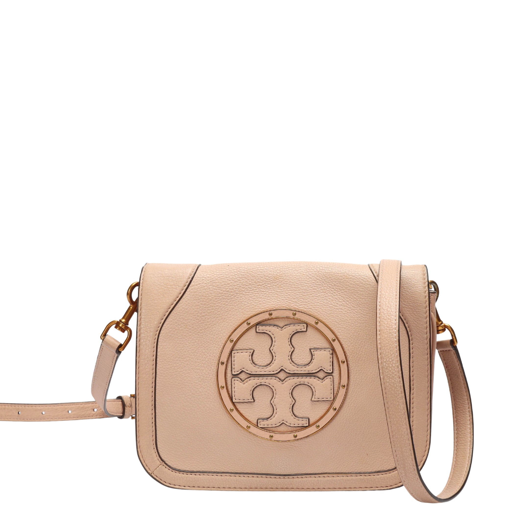 Tory Burch Pink Miller Flap Crossbody Bag