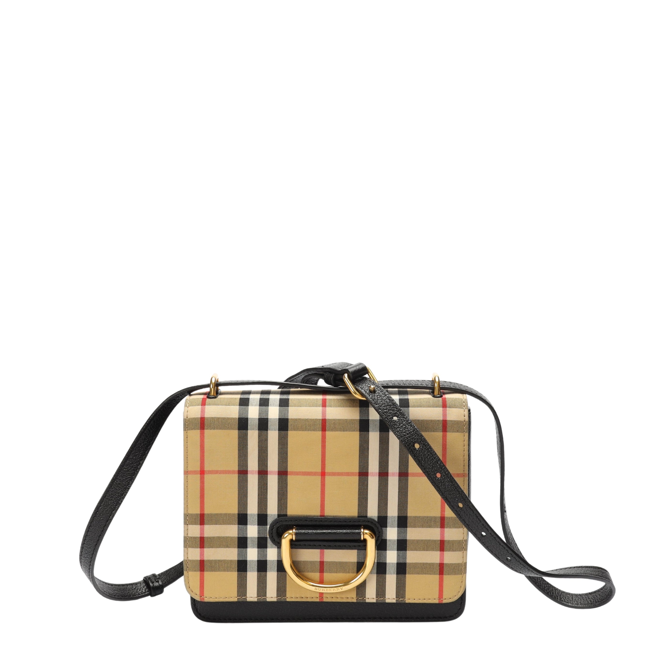 Burberry Vintage Check D-Ring Crossbody Bag