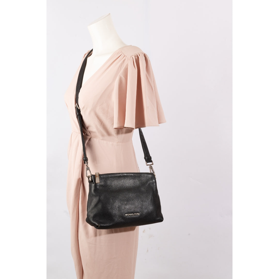 Michael Kors Black Signature Crossbody Bag