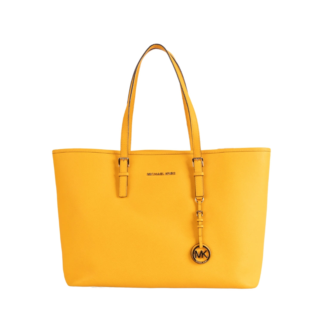 Michael Kors Jet Set Travel Yellow Tote