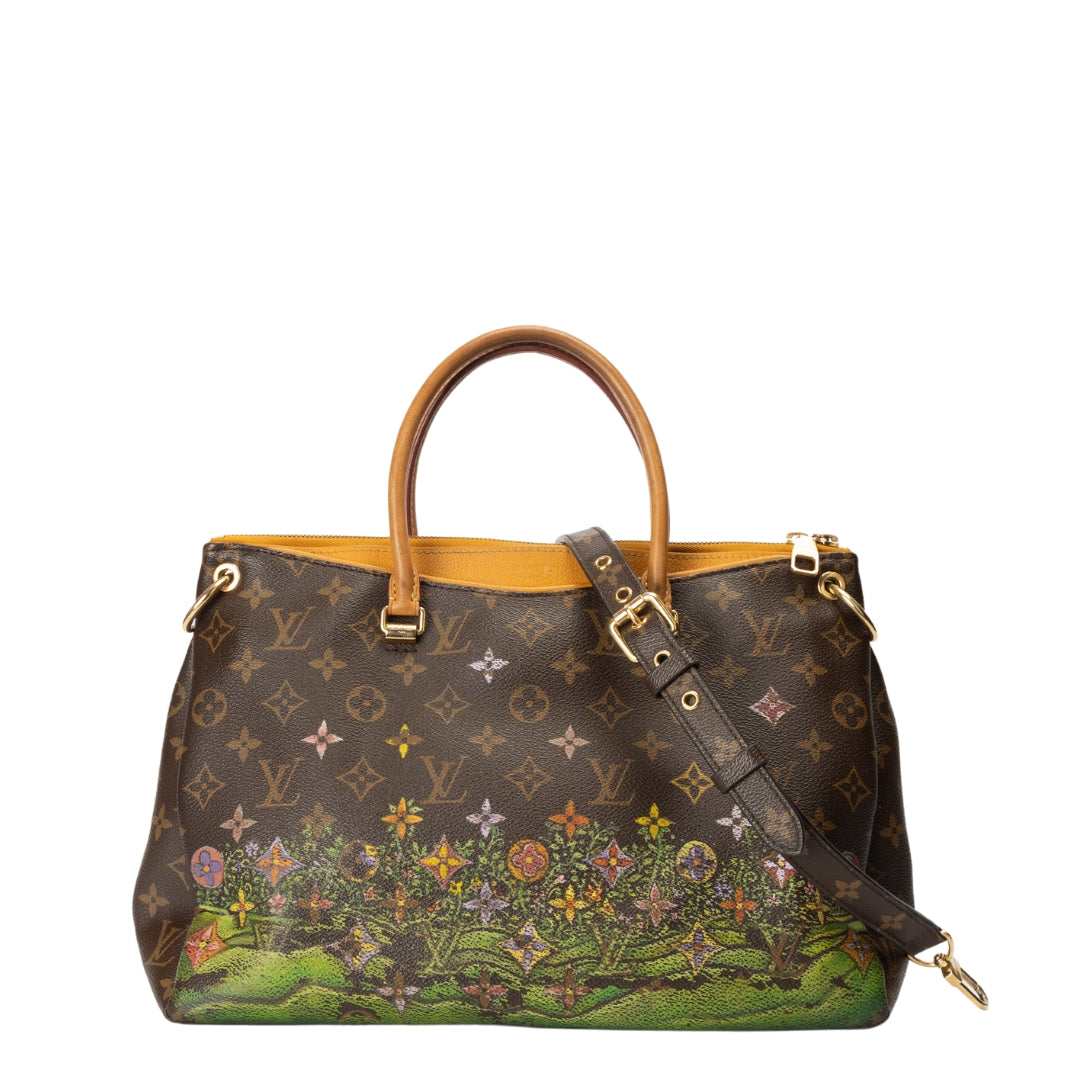 Louis Vuitton Brown Canvas Monogram Pallas MM Bag