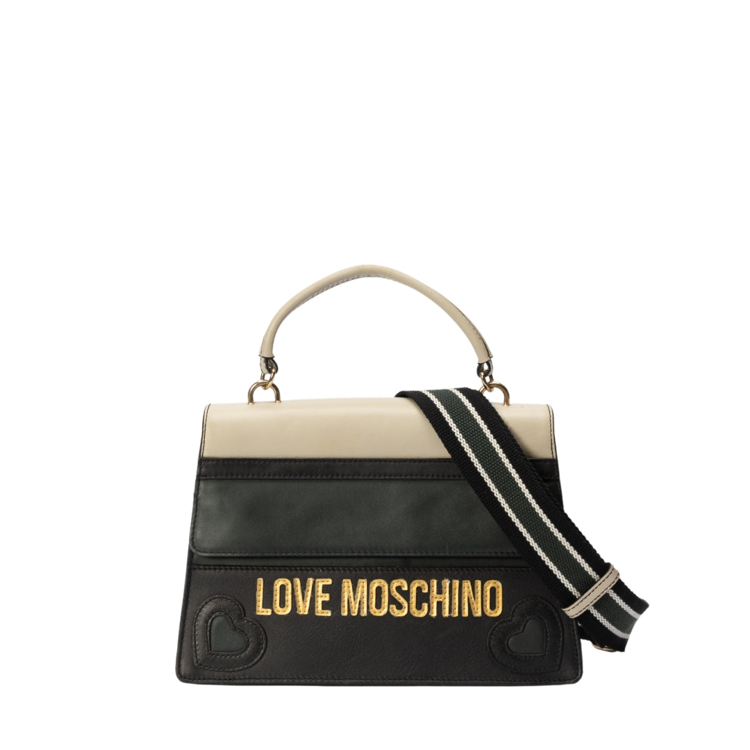 Love Moschino Patch-work Satchel