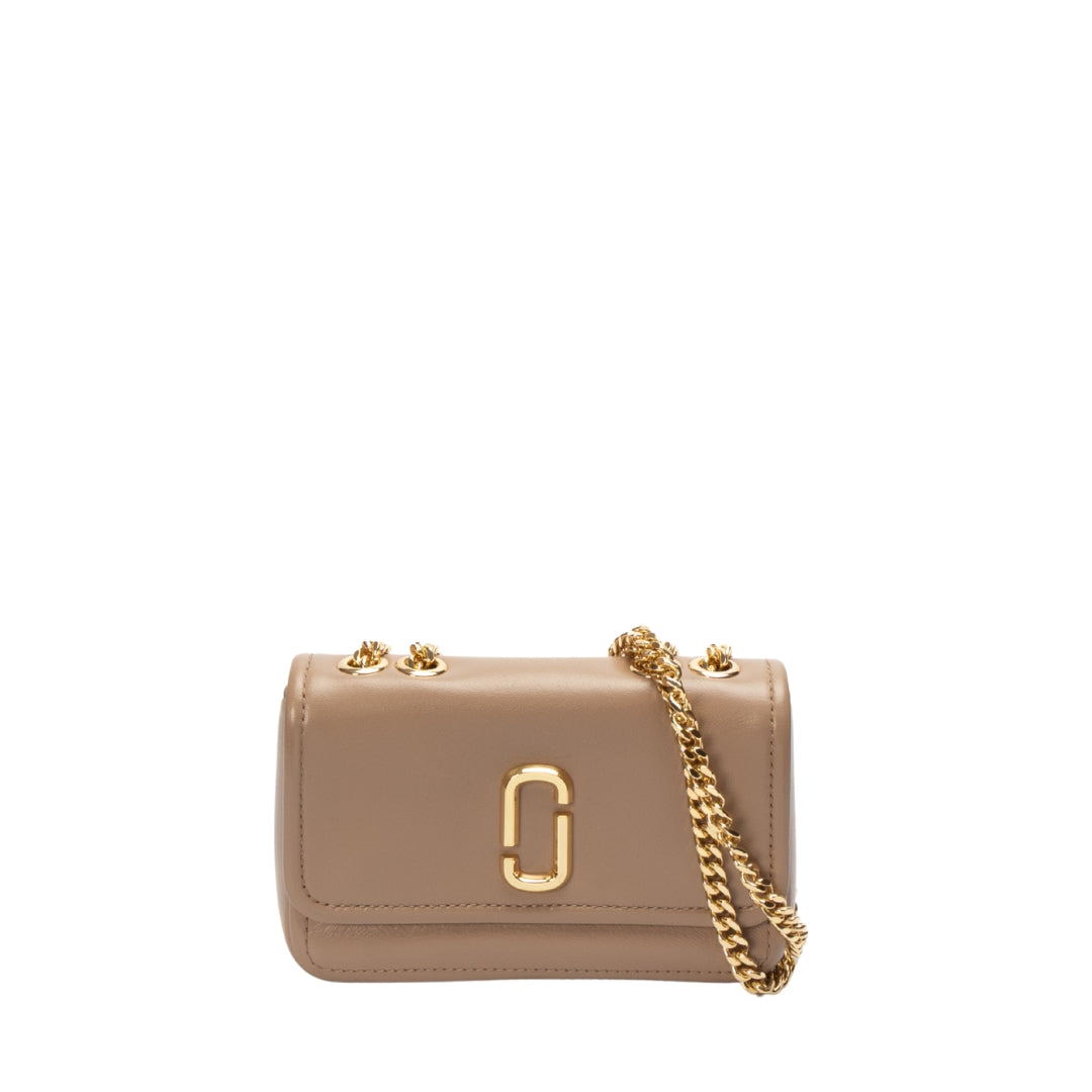 Marc Jacobs Glamshot Beige Crossbody Bag