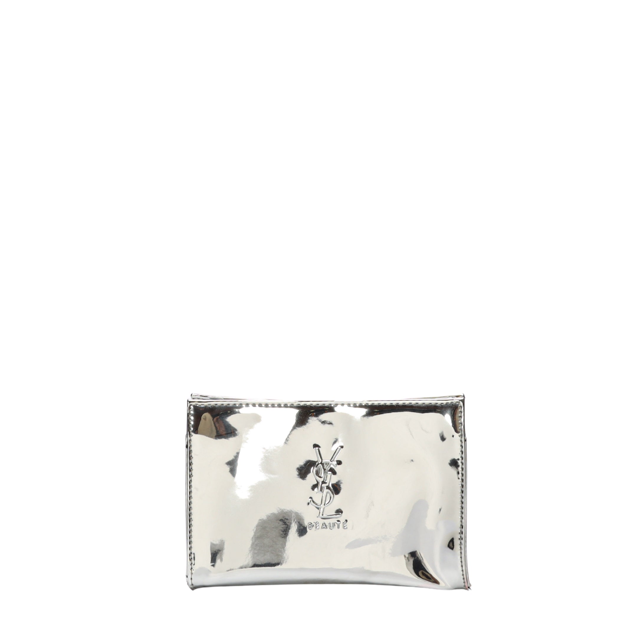 Yves Saint Laurent Silver Beauty Pouch