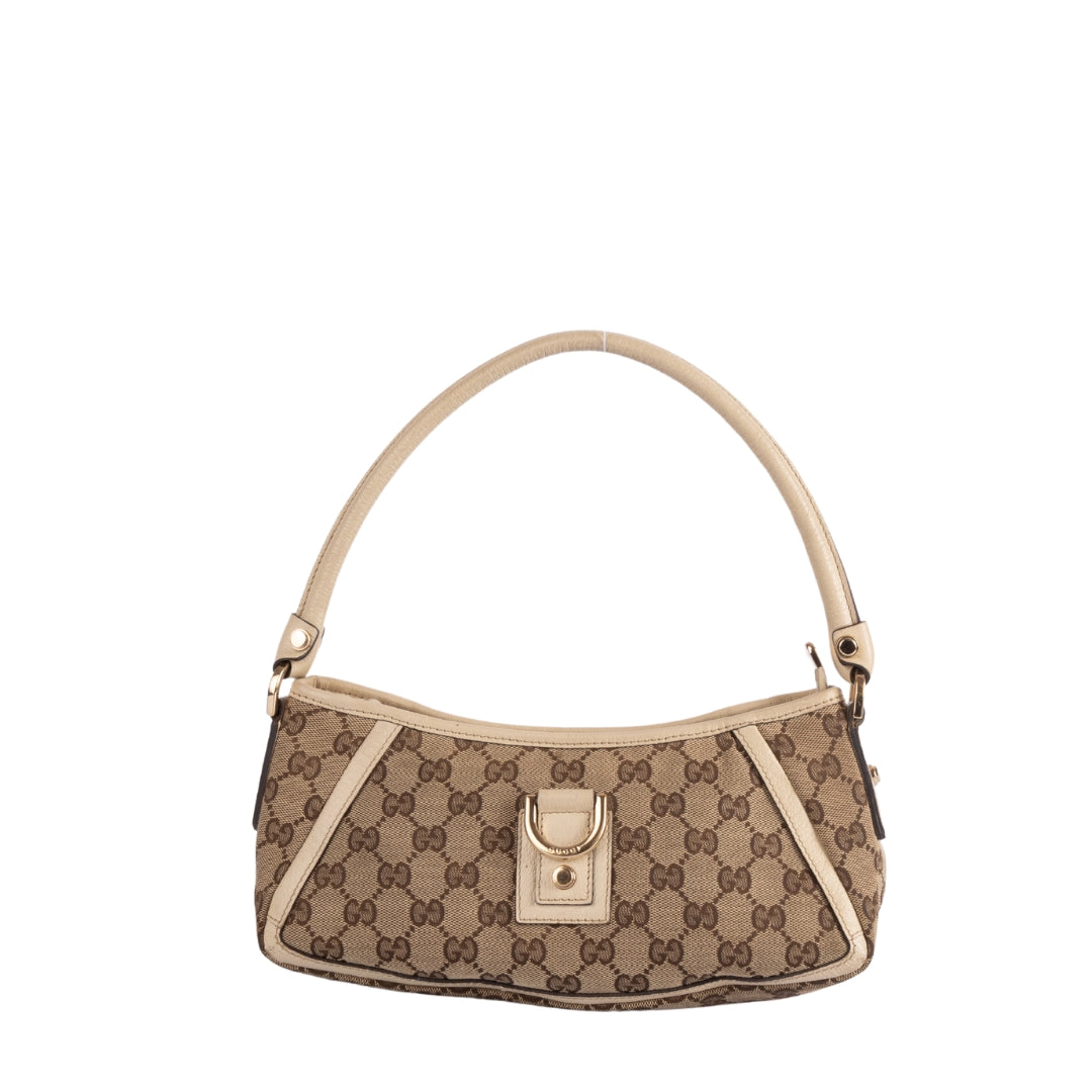 Gucci GG Canvas Abbey D Ring Pochette