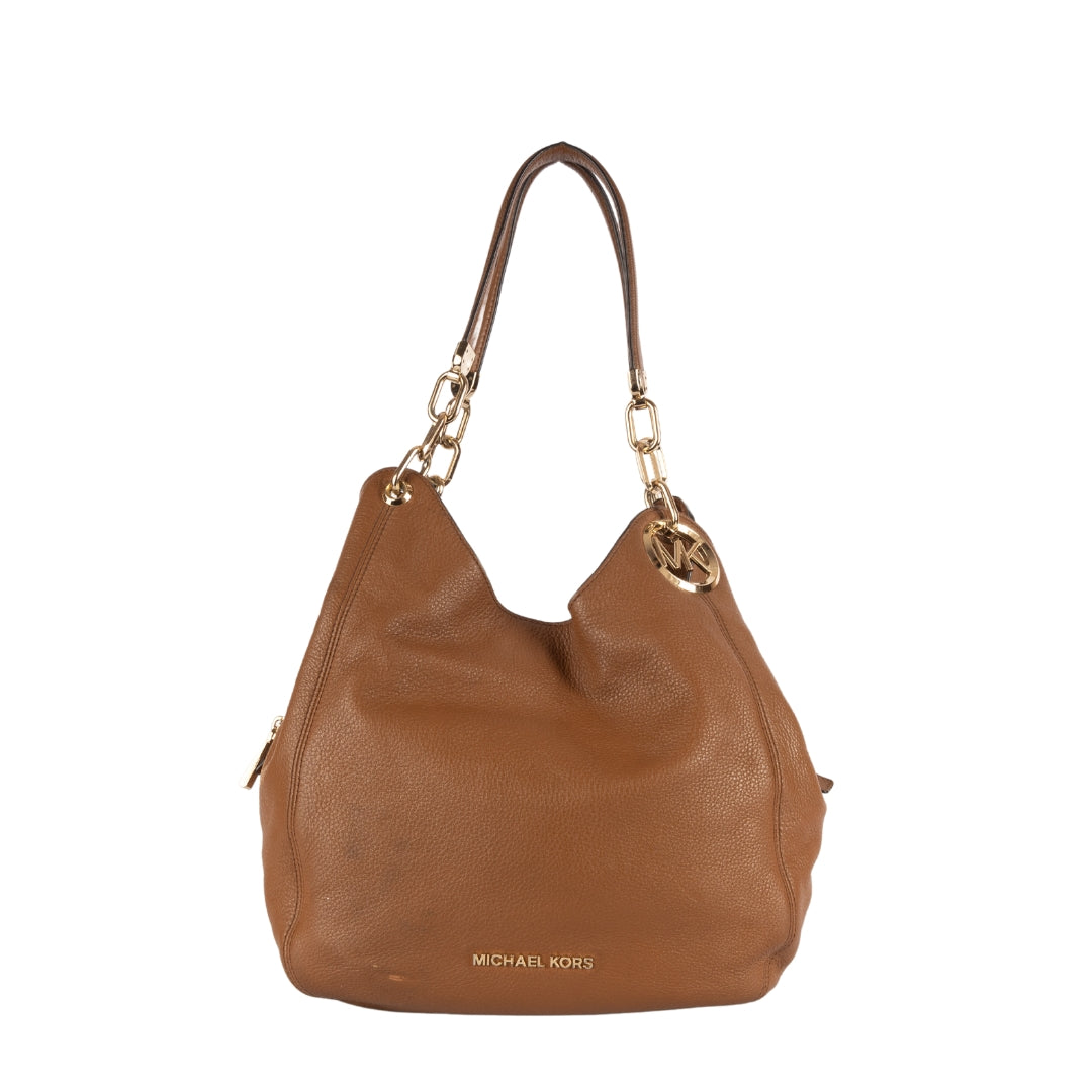 Michael Kors Brown Fulton Hobo Bag