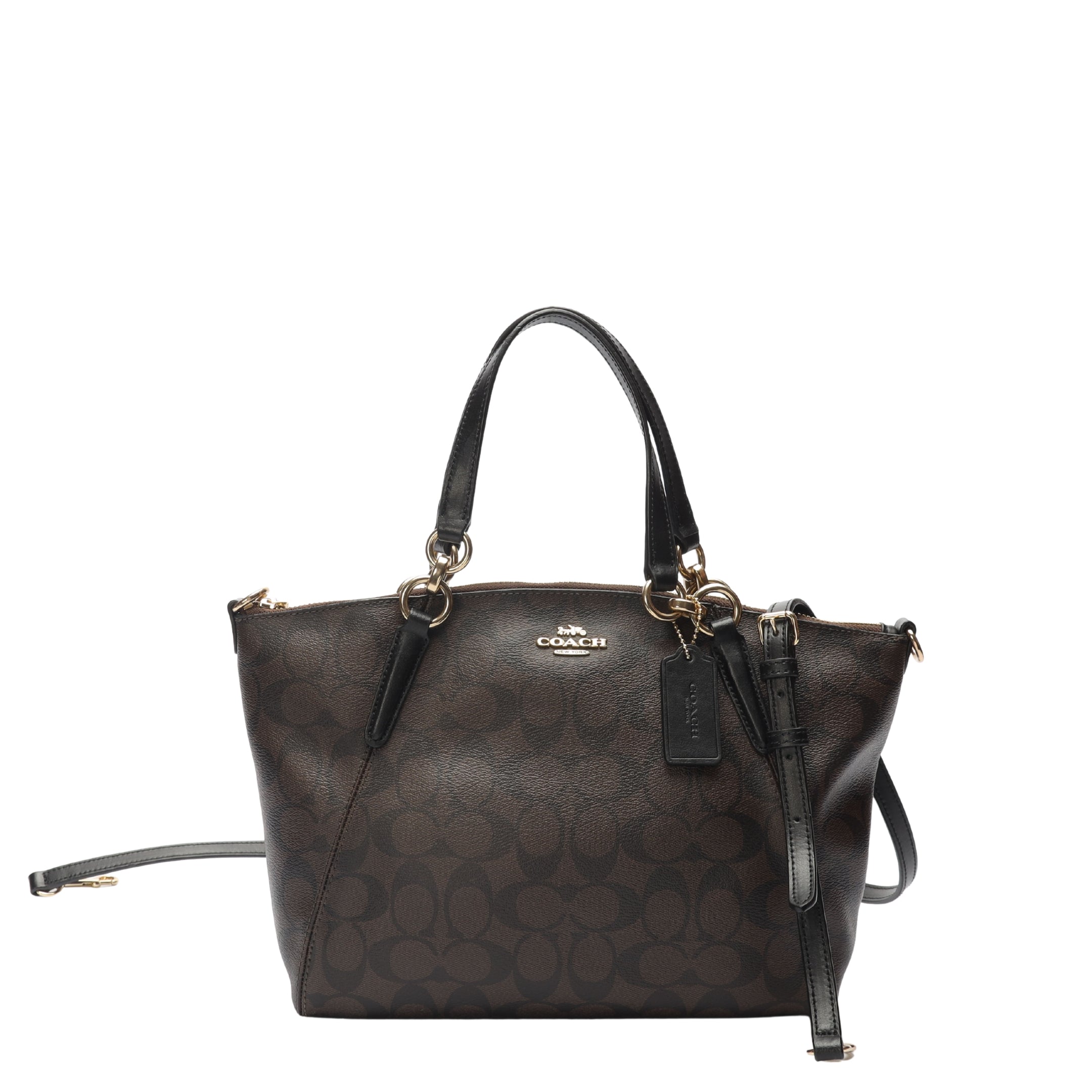 Coach Kelsey Monogram Convertible Satchel
