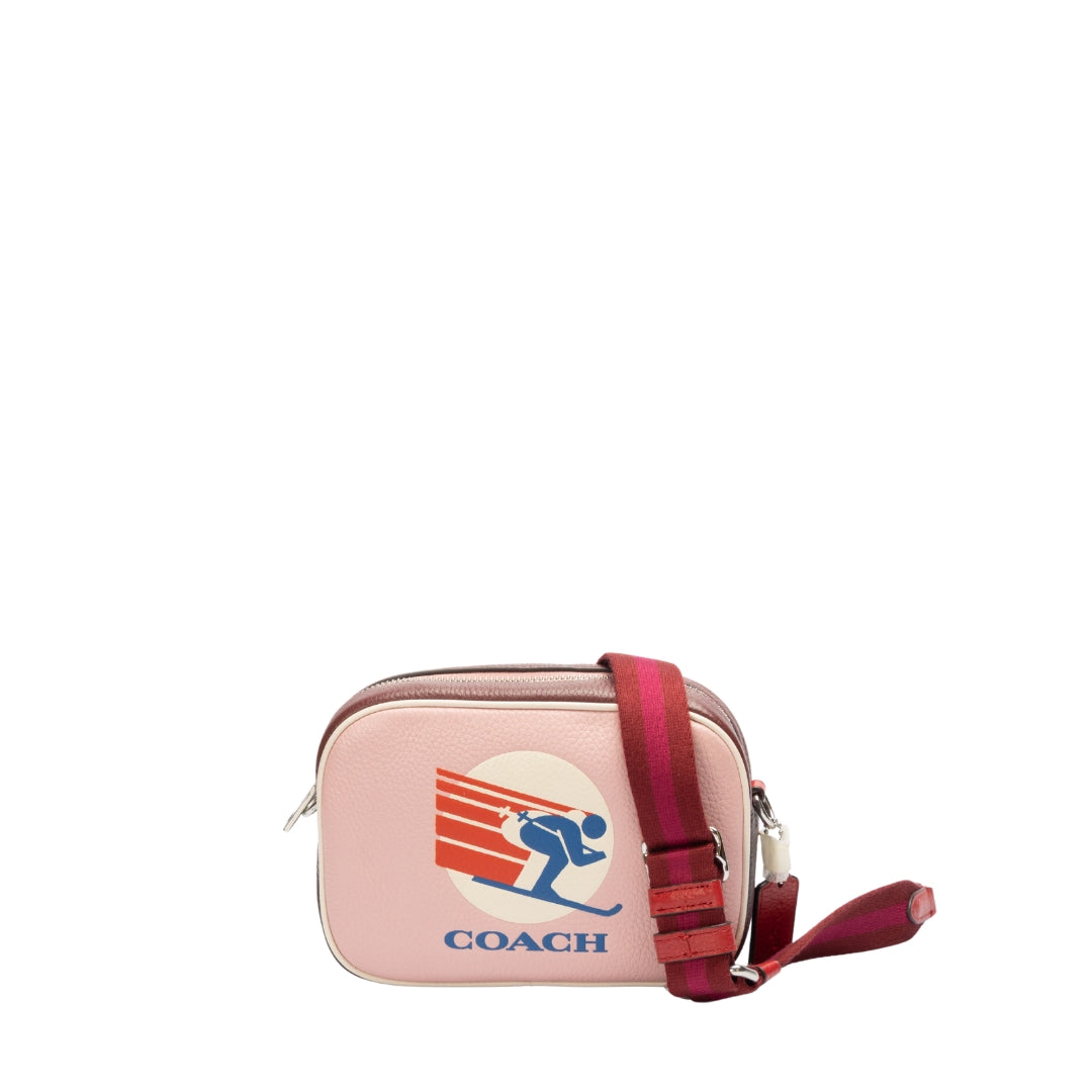 Coach Jamie Camera Bag With Ski Speed Graphic