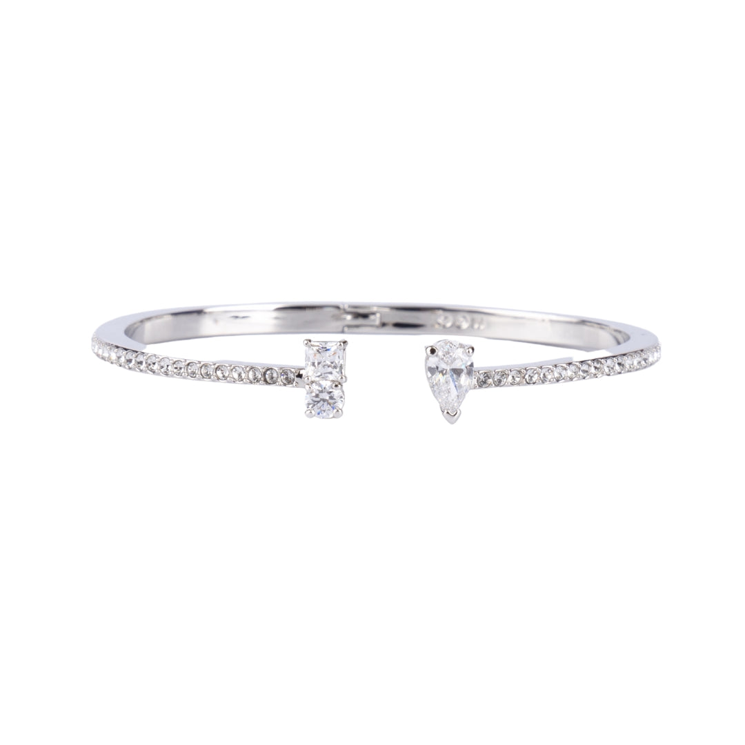 Swarovski Mesmera cuff Rhodium plated Bracelet