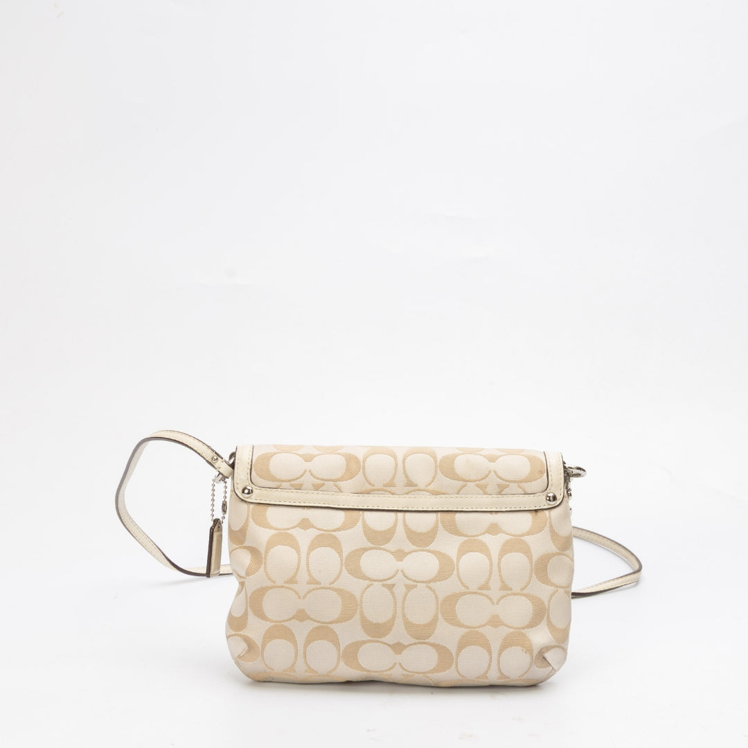 Coach Kristie White Sling Bag