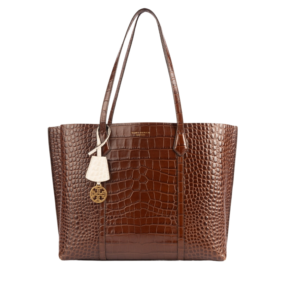 Tory Burch Perry Embossed Tote