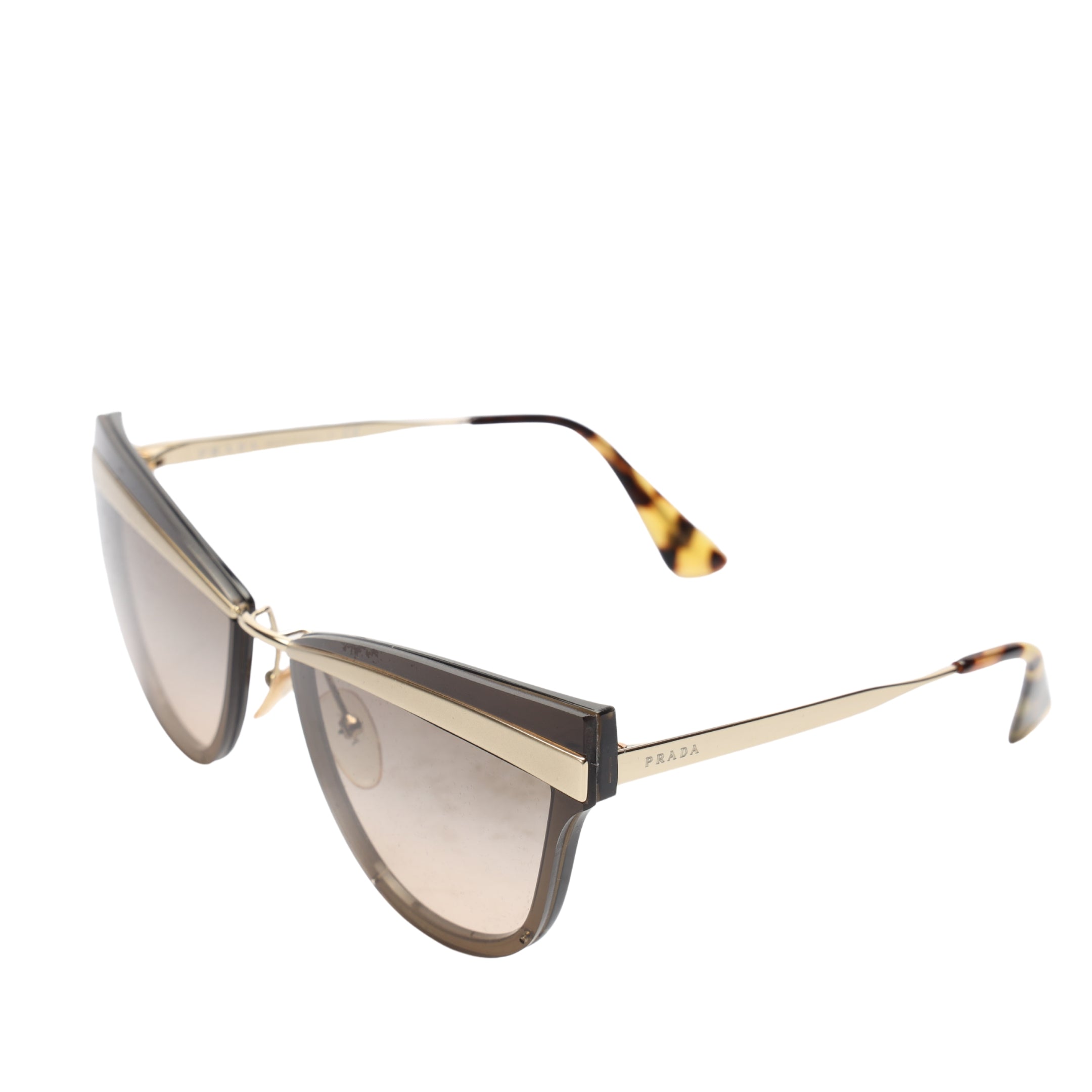 Prada Brown Catwalk Women's Sunglasses